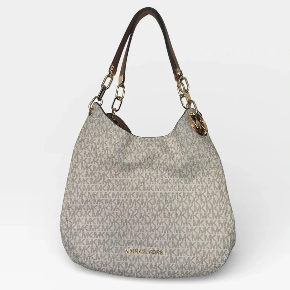 MICHAEL MICHAEL KORS Lillie Large Signature Logo Shoulder Bag